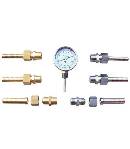 9-1/2-SERIES - 3 PIECE MIXER ADAPTERS & ADJUSTABLE ANGLE TEMPERATURE GAUGE